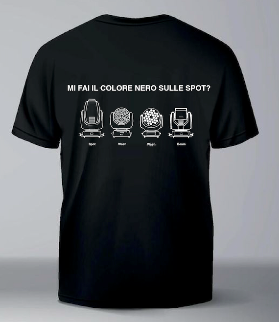 Mi fai il colore nero sulle spot?